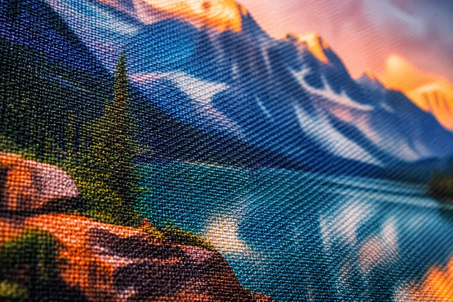 UV printing on fabric Dubai UAE for display systems